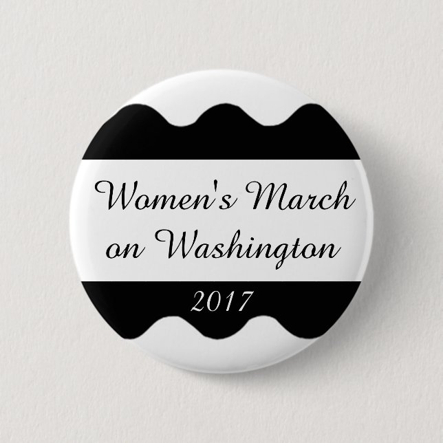 Women's March on Washington 2 Inch Round Button (Front)