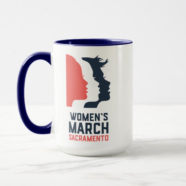 Women's March Sacramento Mug (Left)