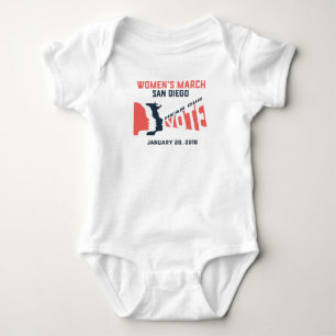 Women's March San Diego Official Baby Romper