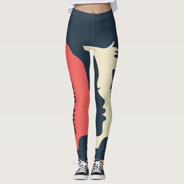 Women's March San Diego Official Yoga Pants (Front)