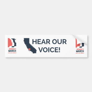 Women's March SLO - January 2018 Event Bumper Sticker