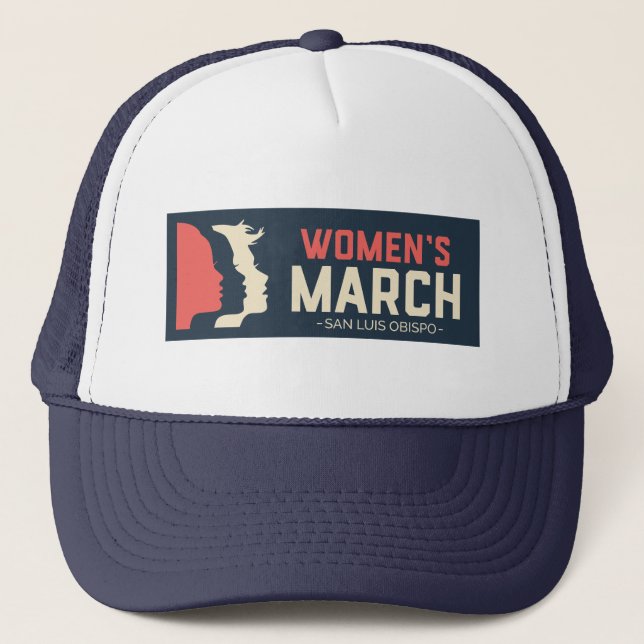 Women's March SLO - Trucker Cap (Front)