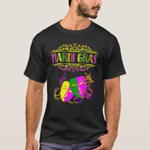 Womens Mardi Gras Mask Mardi Gras Outfit For Women T-Shirt