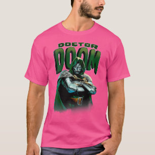 Womens Marvel Fantastic Four Doctor Doom Crossed A T-Shirt