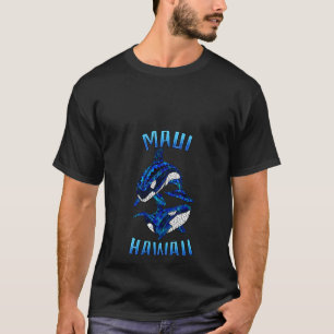 Womens Maui Hawaii Vacation Tribal Orca V Neck T-Shirt