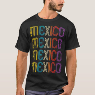Womens Meico Meican Retro Vintage Style VNeck  T-Shirt