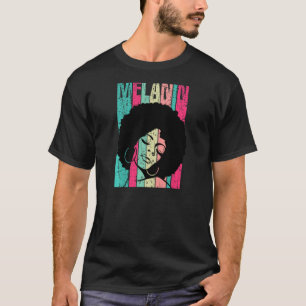 Womens Melanin Womens Blak Princess Black Pride Af T-Shirt