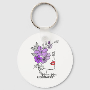 Womens Memory Care Gift I Can't Remember You But K Keychain