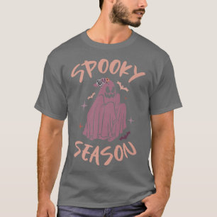 Womens men Scary spooky Boo Halloween ghost funny T-Shirt