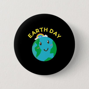Womens Mens Earth Day Environmental Awareness Save 2 Inch Round Button