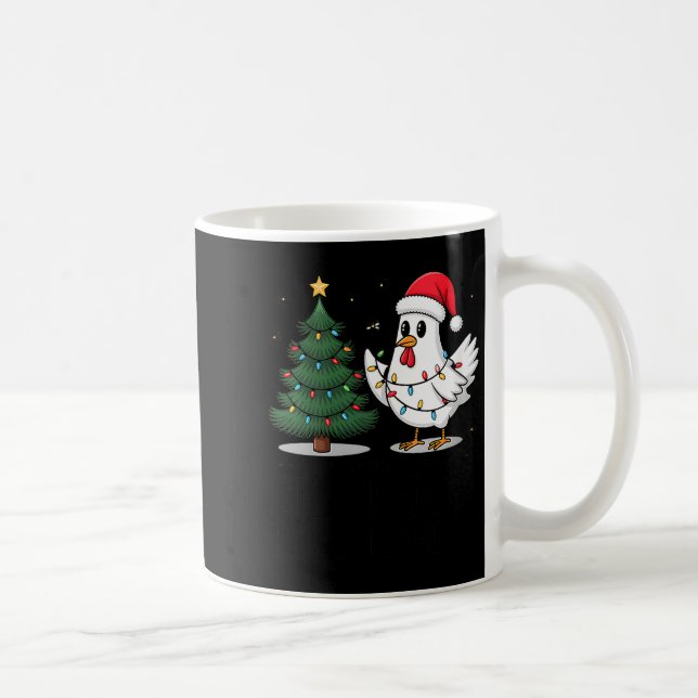Womens Merry Chick-mas Ultrygeist Funny Chicken Gh Coffee Mug (Right)