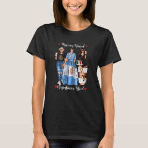 Womens Mexican Argentina Heritage Born In Mexico F T-Shirt