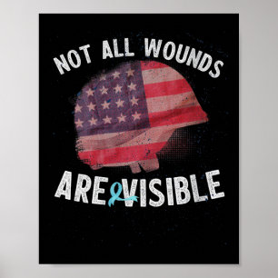 Womens Military Veteran Post Traumatic Ptsd Mental Poster