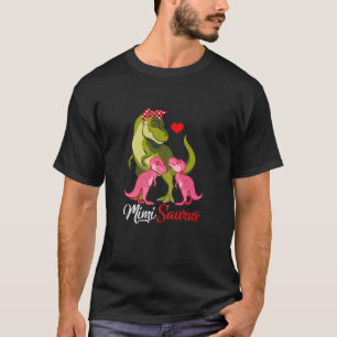 Womens Mimisaurus Rex Mimi Mom Saurus Dinosaur Mat T-Shirt