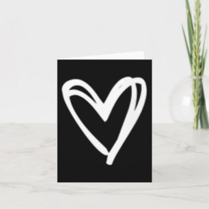 Womens Minimalist Heart Card