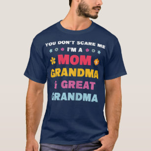 Womens Mom Grandma & Great Grandma Great Grandma T-Shirt
