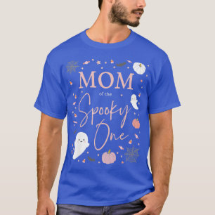 Womens Mom of the Spooky One Girl First Birthday P T-Shirt