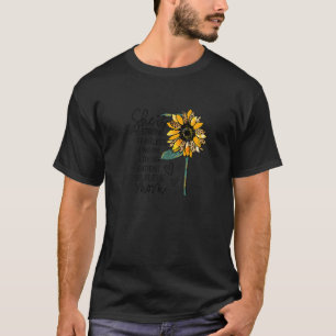 Womens Mom Sunflower Saying Quote Thank You From K T-Shirt
