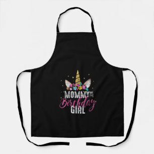 Womens Mommy Of The Birthday Girl Mother Gift Unic Apron