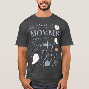 Womens Mommy of the Spooky One First Birthday Boy T-Shirt