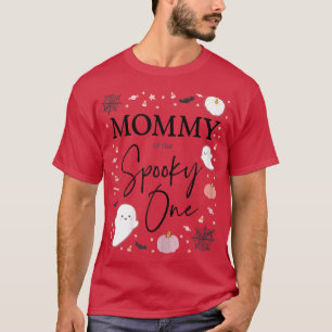 Womens Mommy of the Spooky One Girl First Birthday T-Shirt