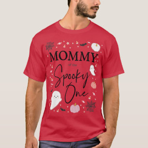 Womens Mommy of the Spooky One Girl First Birthday T-Shirt
