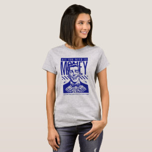 Women's Money Graphic Art Tee - Vintage Portrait 