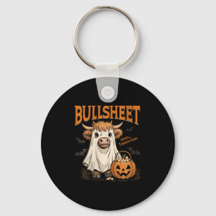 Womens Moo... I Mean Boo Bullsheet Highland Cow Gh Keychain