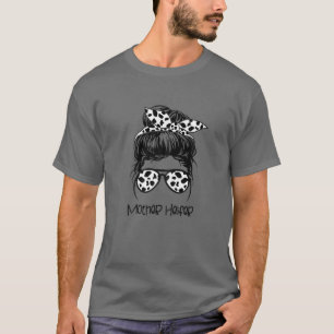 Womens Mother Heifer Cow Lover Farmer Mom Messy Bu T-Shirt