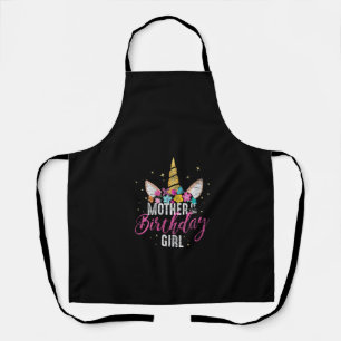 Womens Mother Of The Birthday Girl Mommy Gifts Uni Apron
