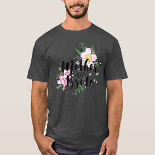 Womens Mother of the Bride Floral Bridal Party T-Shirt