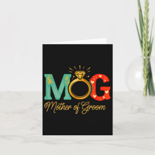 Womens Mother Of The Groom Mob Mog Mom Wedding Bac Card