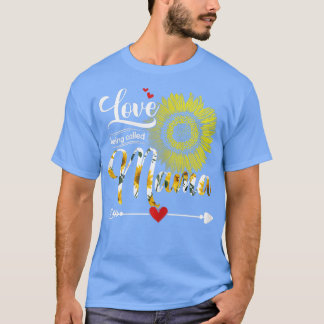 Womens Mothers Day I Love Being Called Mama Sunflo T-Shirt