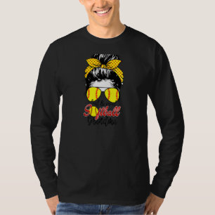 Womens Mother's Day Loud & Proud Softball Grandma T-Shirt