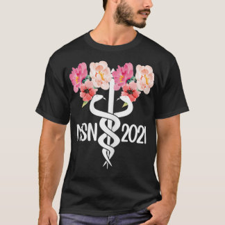 Womens MSN 2021 Caduceus Master Of Science In Nur T-Shirt