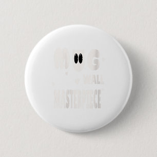 Womens Mug Wall Masterpiece Fun Coffee Lovers Kitc 2 Inch Round Button