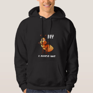 Womens My Aunt Loves Me Favourite Niece I Love My Hoodie