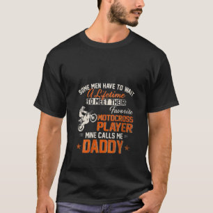 Womens My Favourite Motocross Dirt Bike Player Cal T-Shirt