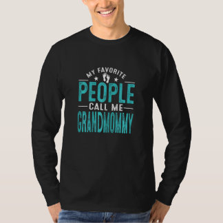Womens My Favourite People Call Me Grandmommy Vint T-Shirt