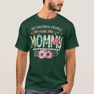 Womens My Favourite People Call Me MomMy Grandma H T-Shirt
