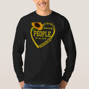 Womens My Favourite People Call Me Nonnie Mothers T-Shirt
