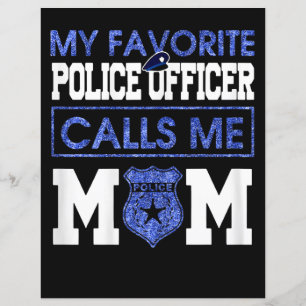 Womens My Favourite Police Officer Calls Me Mom