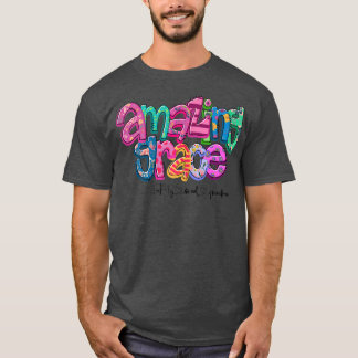 Womens My Grandma Mothers Day Cute Grace Sweet Ama T-Shirt