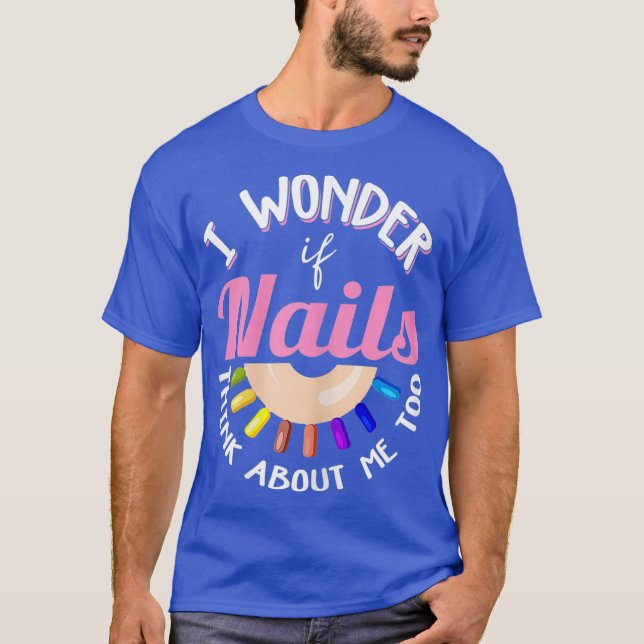 Womens Nail Technician Shirt Nail Tech Quote (Front)
