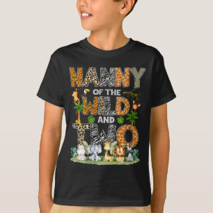 Women's nanny of the wild and two zoo safari jungl T-Shirt