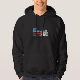 Womens Never Underestimate An Old Man With A Tract Hoodie