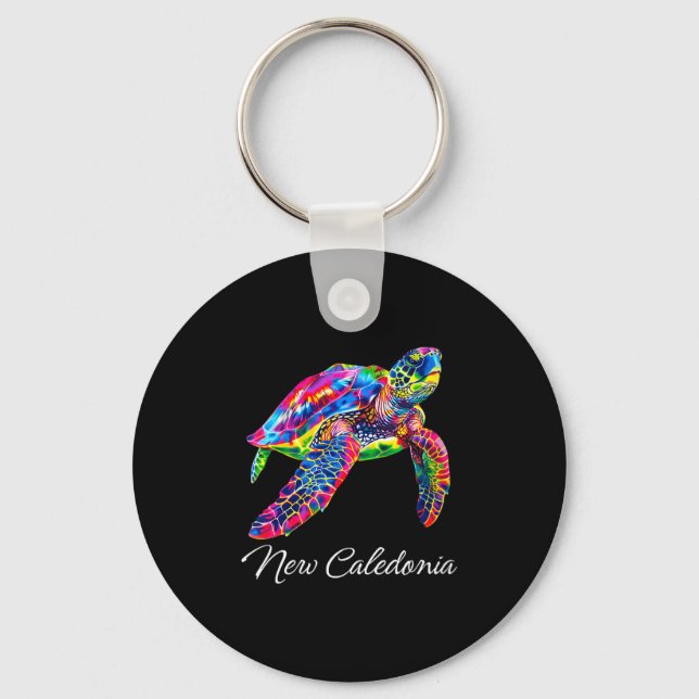 Womens New Caledonia V-neck  Keychain (Front)