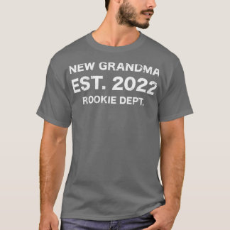 Womens New Grandma Est  T-Shirt