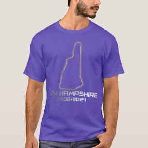 Womens New Hampshire America Astronomy otal Solar T-Shirt