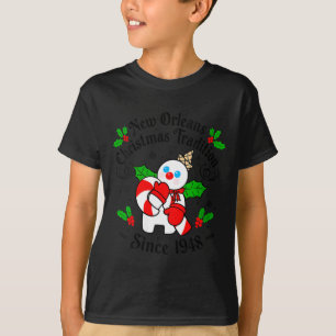 Womens New Orleans Mr Bingle Christmas Tradition S T-Shirt